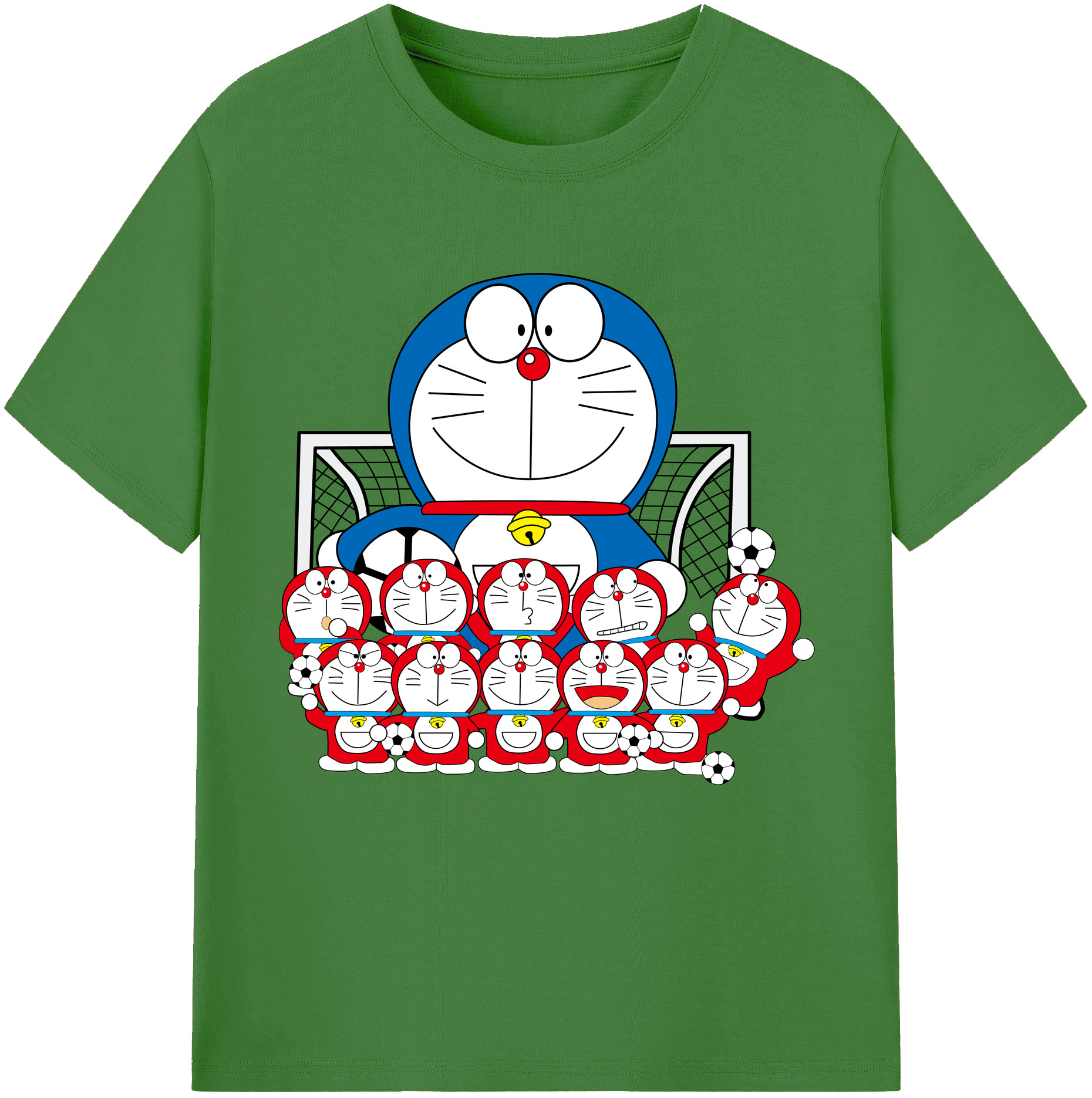 （画像用） ドラえもん Doraemon レディースカジュアルプリントTシャツ（綿100％）